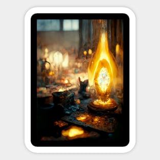 candle light V Sticker